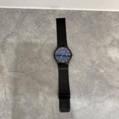 BERING SOLAR ブラック×ブルー　メッシュ時計のサムネイル