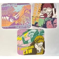 ワンピース アートコースター 悪魔の実の能力者たち ルフィ ロー
