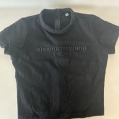 alexanderwang 黒 ショートスリーブ Tシャツ - メルカリ