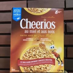 ハニーナッツチェリオス シリアル 新品未開封 ビッグサイズ 朝食 おやつ 離乳食のサムネイル