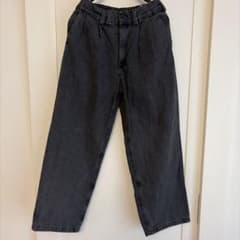 GU デニムパンツ ブラック Sサイズのサムネイル