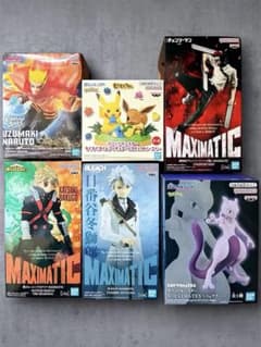 人気アニメ フィギュア 6点セット ナルト チェンソーマン ポケモン他