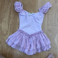 バレエ レオタード ピンク フリルスカート付きのサムネイル