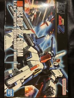 HG 1/144 MSZ-010 ZZガンダム ガンプラ完全未開封フィルム入りのサムネイル