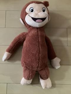 おさるのジョージ　スーパーラージぬいぐるみ　にっこり