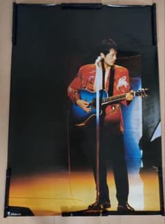 ★矢沢永吉 大判ポスター B1サイズ 縦103×横73cm 稀少品 ピン穴無し ☆矢沢永吉 ライブアルバム特典ポスター 縦103×横73cm ピン穴無し