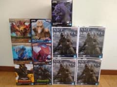 ゴジラ-1.0コングラドンガメラギャオスモンハン 鎮座獣 フィギュア まとめ売り