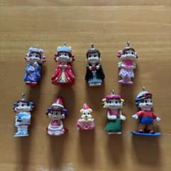 不二家 ペコちゃん ポコちゃん ストラップ 9点セット - メルカリ