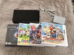 キ*ウ様 【動作確認済】任天堂 3DS LL ブラック 本体＋充電器＋人気ソフトのサムネイル