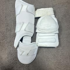 S*i様 EVOSHIELD 野球用 フットガード、エルボーガード ホワイト 高のサムネイル