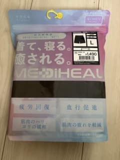 新品未使用　MEDIHEAL メディヒール　ハーフパンツ　L ブラックのサムネイル