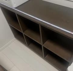 本棚　ダークブラウン　無印良品 人気の無印良品のタモ材 木製収納です！！シンプルなデザインは本棚