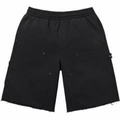 Supreme Double Knee Painter Sweatshort 黒のサムネイル