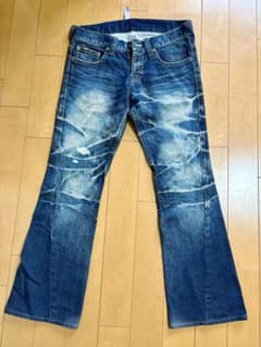 TORNADO MART ブーツカットデニム・デニム ダークブルーのサムネイル