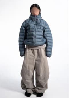 COLN puffer jacket ダウン パデッド 水色 韓国 COLN puffer jacket ダウン パデッド 水色 韓国 - メルカリ