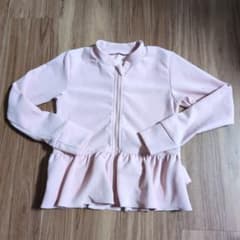 ペプラム裾 ラッシュガード ピンクのサムネイル