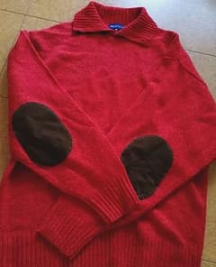 エルボーパッチ （肘当て付き）ニットのサムネイル