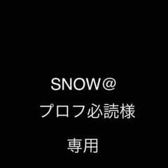 SNOW@プロフ必読様専用のサムネイル