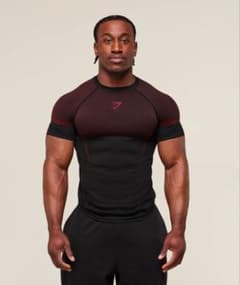 Gymshark Carmine Red Onyx 5.0 シームレス Tシャツのサムネイル