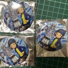 デジモンフロンティア 源輝二＆ヴォルフモン 缶バッジ お台場 - メルカリ