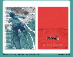 ヒロアカ 原画展 A2アートポスター 2枚セット 頑張れ 緑谷出久 爆豪