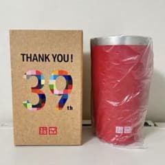 UNIQLO 39周年　記念タンブラー　REDのサムネイル
