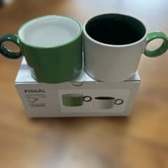 IKEA PIGGÅL セラミックマグカップ 2個セットのサムネイル