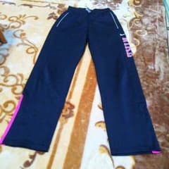 美品 ナイキ dry fit パンツ ピンク ジュニア M？のサムネイル