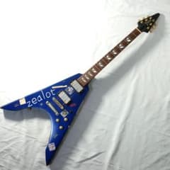 ヒ*デ様 Burny フライングV エレキギター ブルー GOTOHペグ装備 ヒ*デ様 Burny フライングV エレキギター ブルー GOTOHペグ装備 - メルカリ