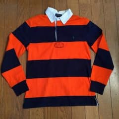 超美品♪ラルフローレン ラガーシャツ 140のサムネイル