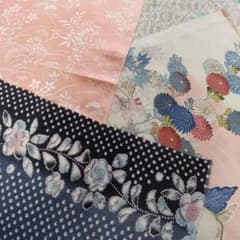着物ハギレ　和柄ハギレ 四枚セットのサムネイル