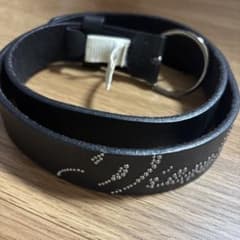 Thumbnail of ディーゼル　レザーベルト　黒ブラック　スタッズ　ロゴ入り