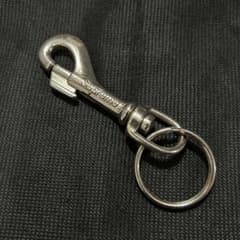 supreme シュプリーム スナップフック キーチェーンシルバー