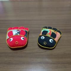 ちりめん細工 金魚 2匹セット - メルカリ