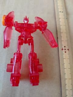 トランスフォーマー ロボット フィギュア クリアレッド 当時物のサムネイル
