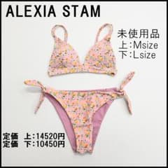 □ b2465 定価2.4万 【アリシアスタン】水着セット ミニリボン 花柄