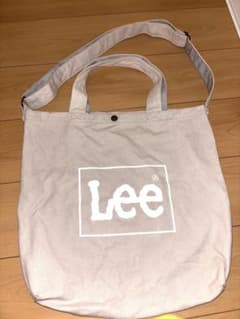 Lee トートバッグ ベージュ ロゴ入りのサムネイル