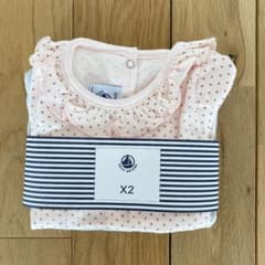 新品 プチバトー petit bateau 半袖トップスセット 12m/74cmのサムネイル