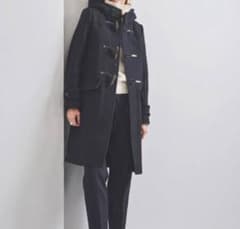 美品】HYKE ネイビー ダッフルコート サイズ1 - メルカリ