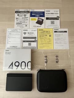CASIO XD-SX4900BK 電子辞書　ケース付のサムネイル