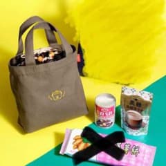 最終値下げ！【新品】カルディ 台湾ハオチーバッグ（カーキ）中身2点のサムネイル