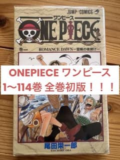 ONE PIECE ワンピース 1〜114巻 全巻 初版 おまけ付き - メルカリ