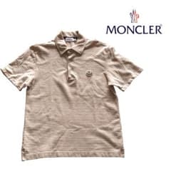 ☆美品☆ MONCLER モンクレール ロゴ ポロシャツ ボーダー - メルカリ