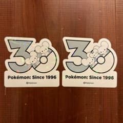 한국 한정 포켓몬 30주년 메가페스타 스티커 와카네즈미 이카네즈미