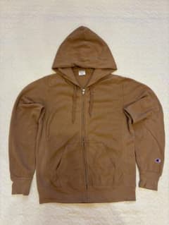 Champion リバースウィーブ ジップパーカー L ブラウン RN26094
