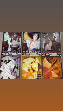 NARUTO キャラクターカード 6枚セットのサムネイル