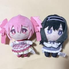 まどかマギカ 一番くじ 鹿目まどか 暁美ほむら ぬいぐるみ - メルカリ