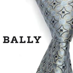 ◇美品◇BALLY バリー ネクタイ 水色 ダイヤ柄 光沢感 - メルカリ