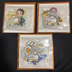 b*)様 広島　ランダムアクリルスタンド 3個セット　新品　炭治郎　猗窩座　伊之のサムネイル