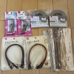 ハンドメイド手芸素材まとめ売り 口金 持ち手 ペーパークラフト